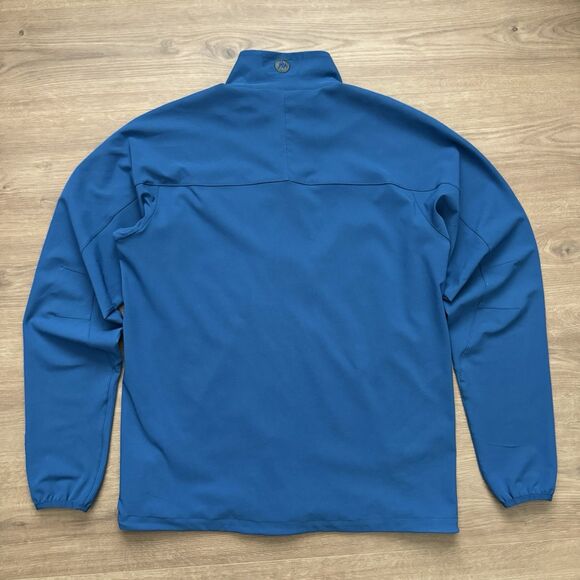 Marmot Softshell Jacket Blue Men’s Size Large Full Zip Outdoor Hiking Activewear - Picture 2 of 12